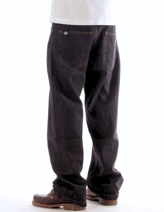 BSAT X-Loose Raw Black Onyx Edge Jeans