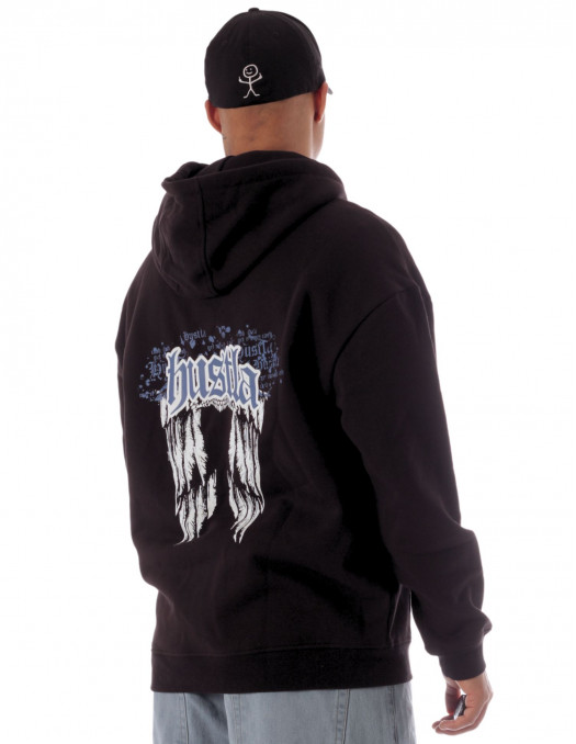 BSAT Black Hustla Hoodie BlueNWhite...