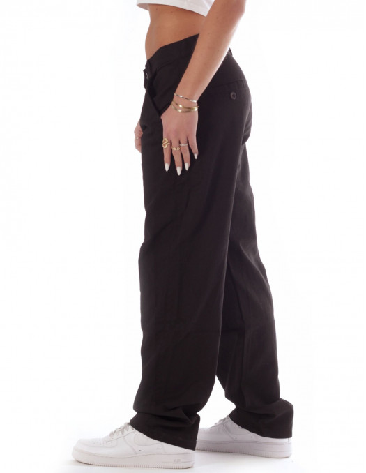 BSAT X-Loose Chino Pants Jet Black