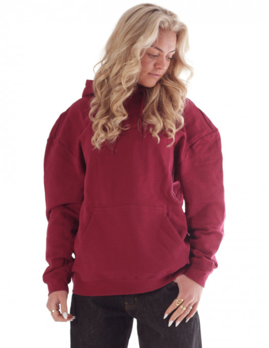 Baggy Hoodie All Burgundy