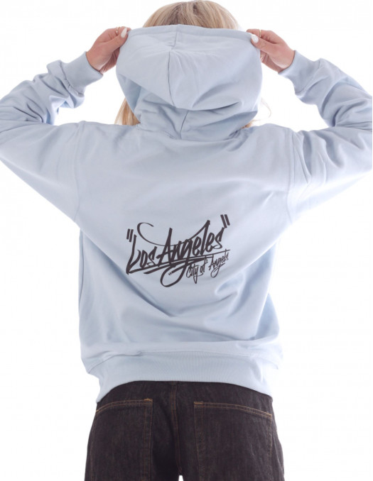 BSAT Los Angeles Hoodie Sky Blue
