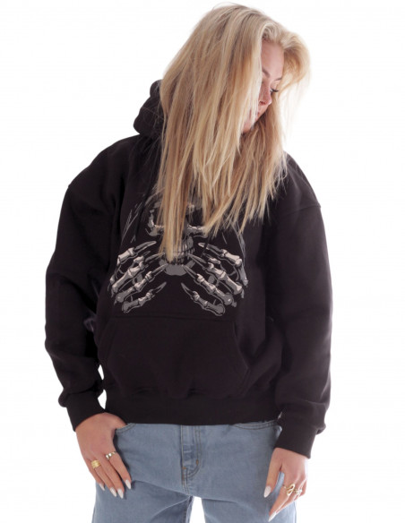 Hands of Skull BSAT Baggy Hoodie *Limited Edition*