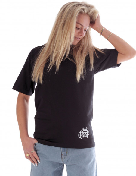 The Crown South BSAT Black Baggy Tee. Part of the Bronx Collection.