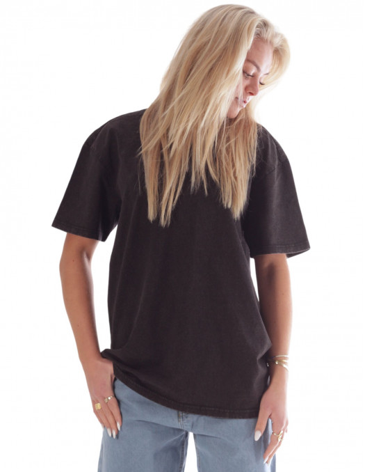 Baggy T-Shirt Acid Washed Black