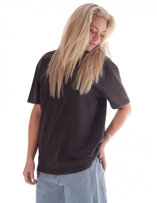Baggy T-Shirt Acid Washed Black