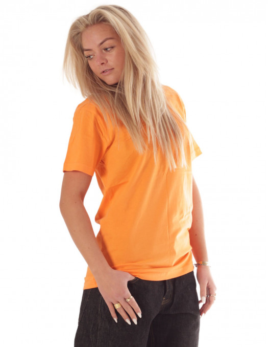 Premium Cotton T-Shirt Orange