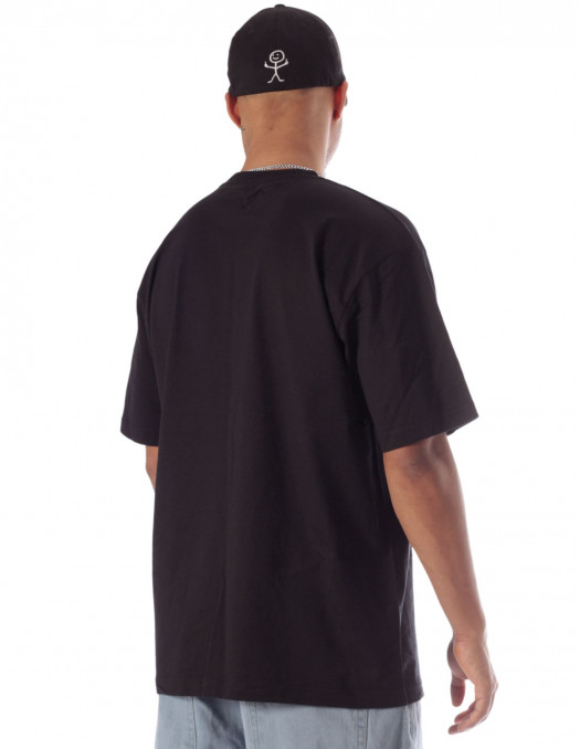 BSAT Stickman Logo T-Shirt Black