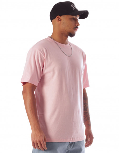 Baggy Organic Cotton T-Shirt Rose