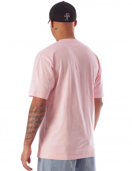 Baggy Organic Cotton T-Shirt Rose