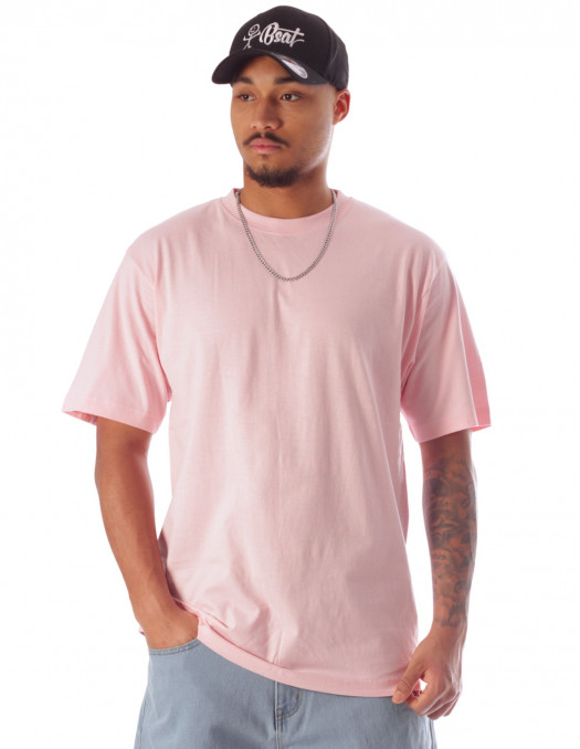 Baggy Organic Cotton T-Shirt Rose