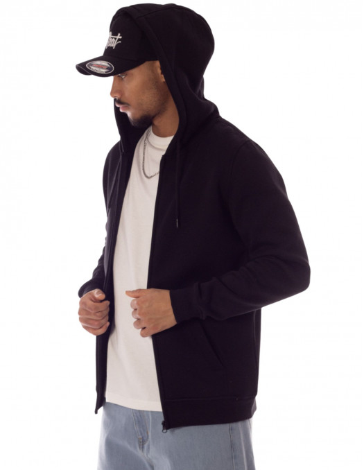 Urban Zip Sweat Hoodie Black