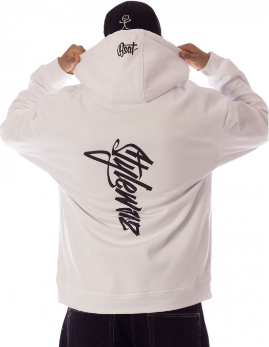 BSAT Stylewarz Baggy Hoodie White