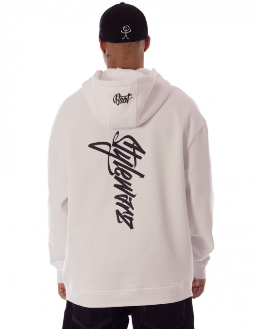 BSAT Stylewarz Baggy Hoodie White