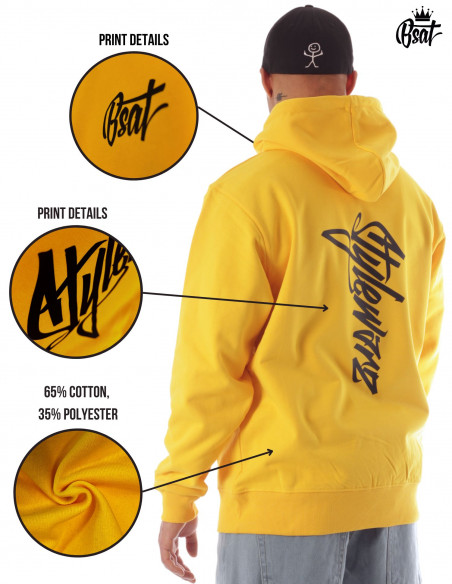 BSAT Stylewarz Classic Hoodie Yellow