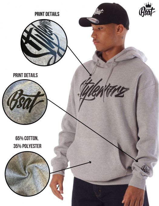 Stylewarz Baggy Hoodie Grey by BSAT