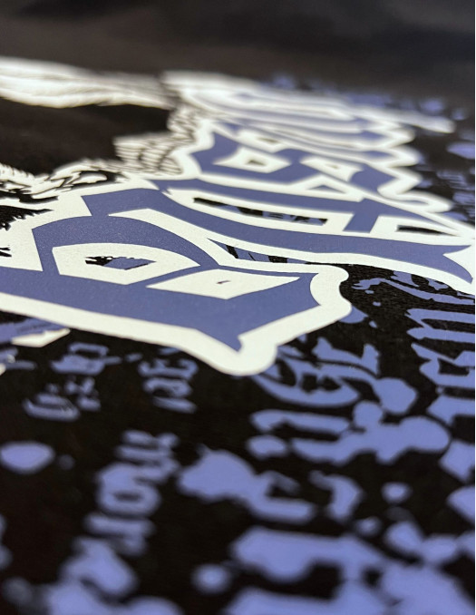 BSAT Black Hustla Hoodie BlueNWhite...