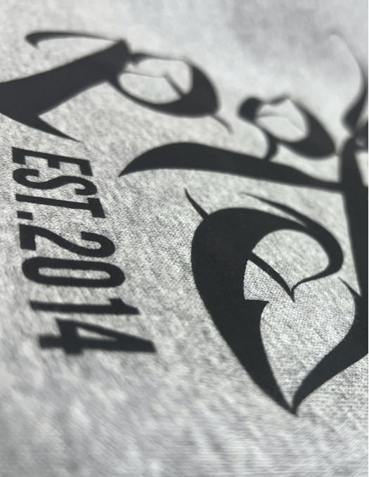 RAP GOD Hoodie GreyNBlack by BSAT