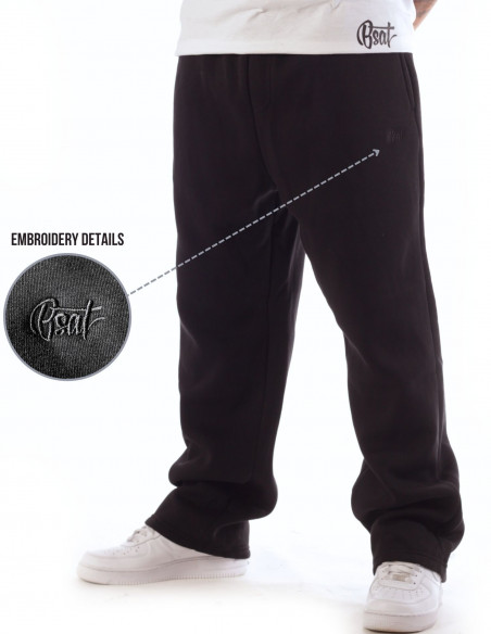 BSAT Only God Can Judge Baggy Sweatpants Ultra Soft Comfy Lounge Black