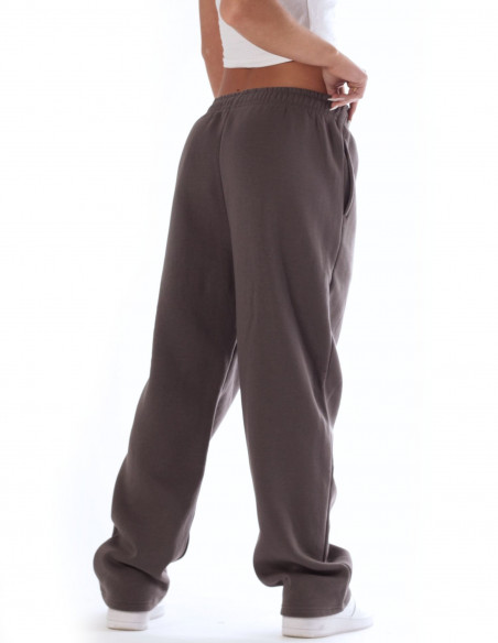 BSAT Contrast Bronx Baggy Sweatpants Ultra Soft Comfy Lounge Steel Grey