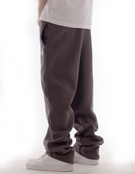BSAT Contrast Bronx Baggy Sweatpants Ultra Soft Comfy Lounge Steel Grey