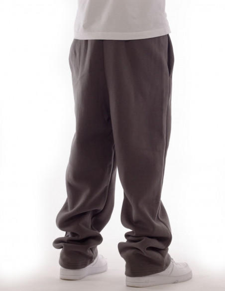BSAT Contrast Bronx Baggy Sweatpants Ultra Soft Comfy Lounge Steel Grey