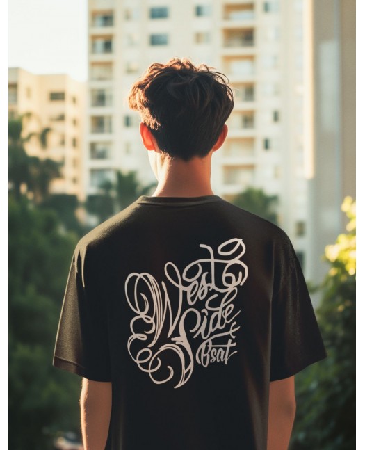 BSAT Westside T-Shirt Black Organic...