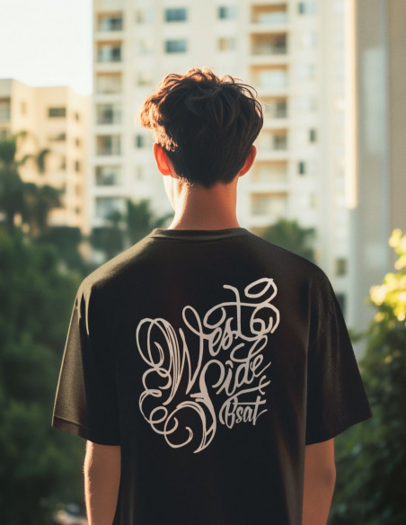 BSAT Westside T-Shirt Black Organic Cotton