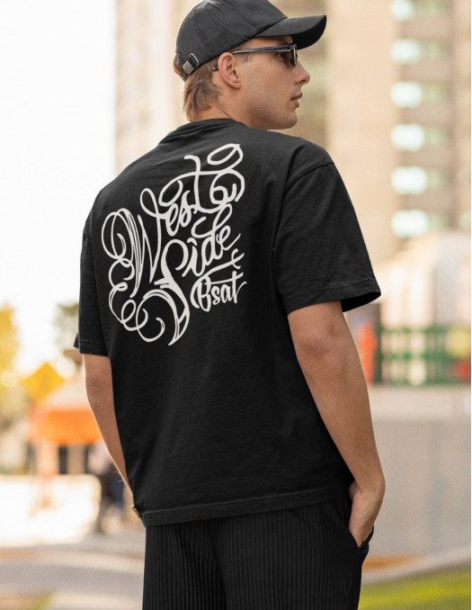 BSAT Westside T-Shirt Black Organic...