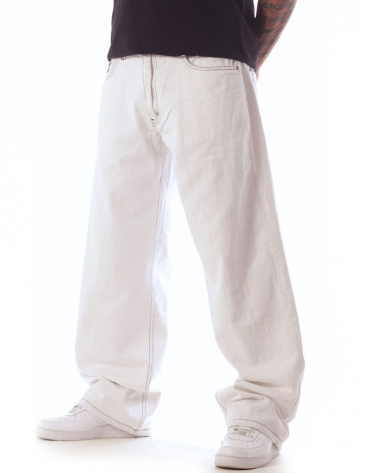 BSAT Baggy Jeans Stylewarz White n Black