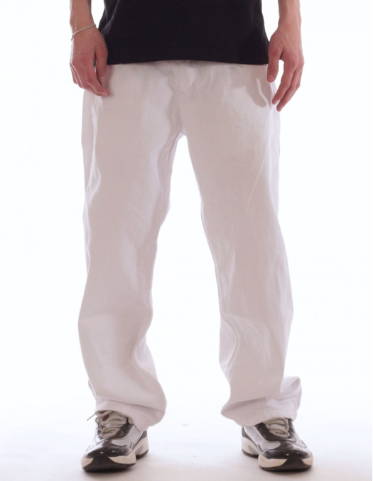 BSAT Medium Baggy White Jeans Paris...