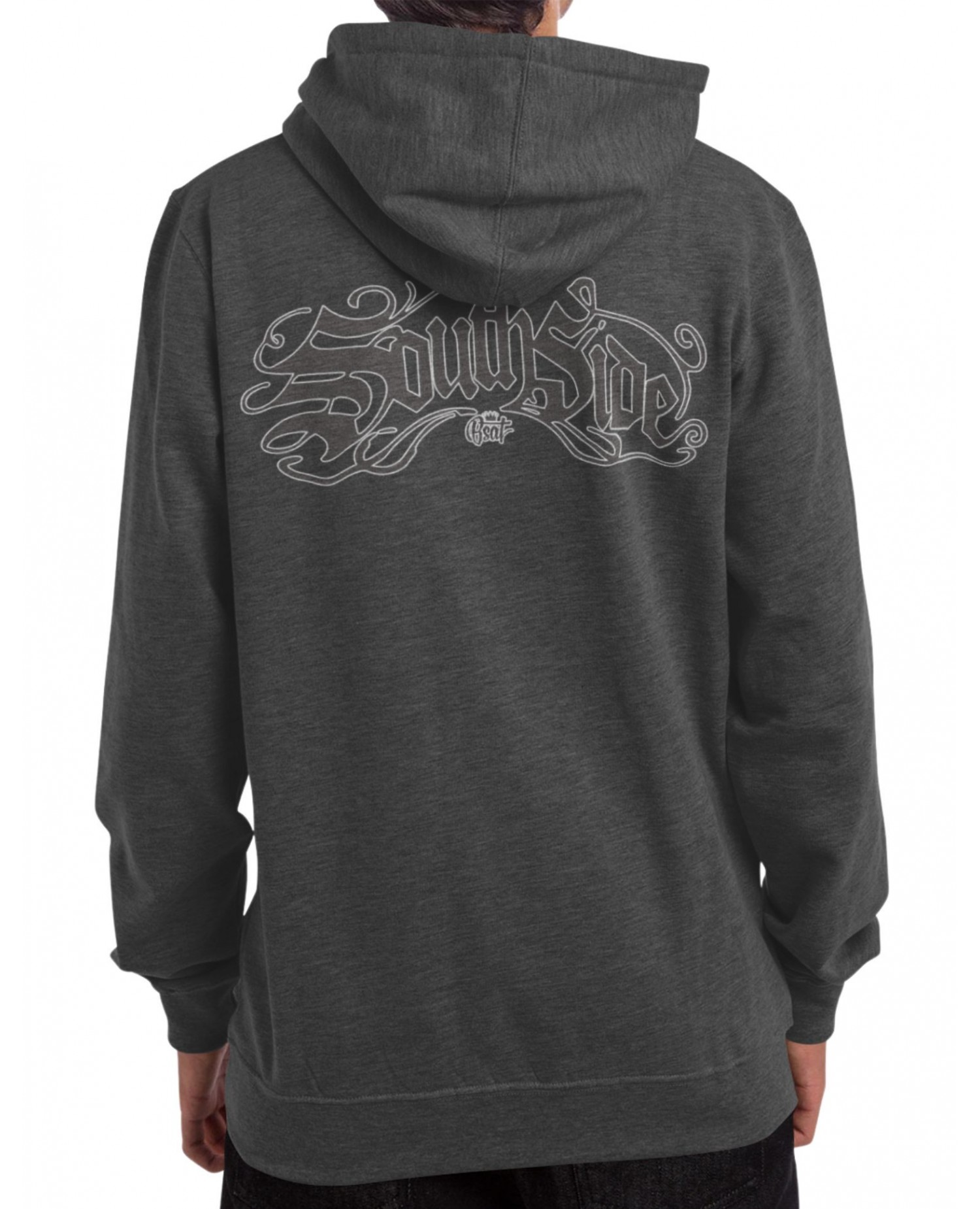 Southside Legacy Baggy Hoodie Charcoal by BSAT