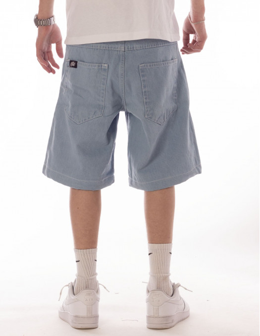 BSAT Aliens 4 Peace Denim Jorts Light...