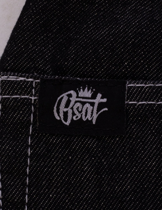 BSAT Aliens 4 Peace Denim Jorts Raw...