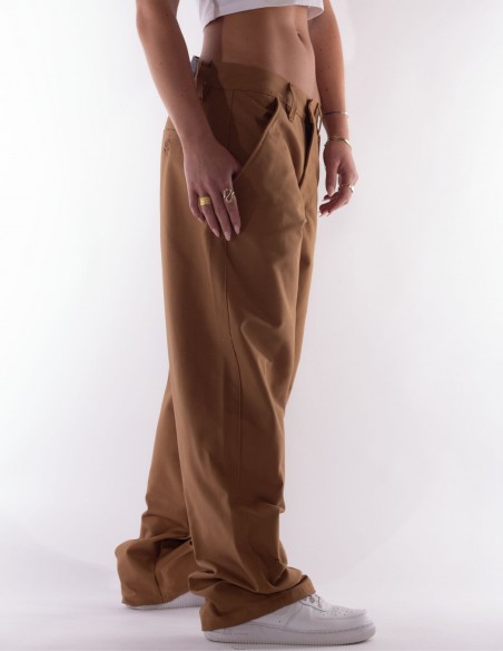 BSAT Baggy Chino Pants Dark Khaki Dune