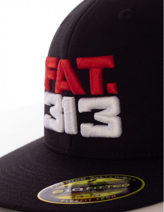 FAT313 Logo Embroidery Cap Black