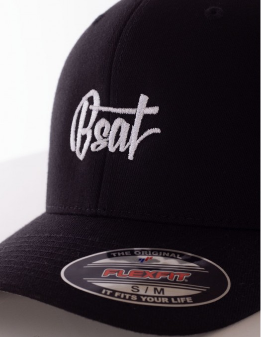 BSAT Bronx Embroidery Cap Shape Black