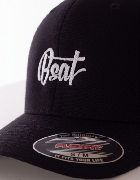 BSAT Bronx Embroidery Cap Shape Black
