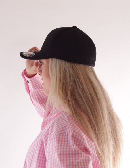 BSAT Bronx Embroidery Cap Shape Black