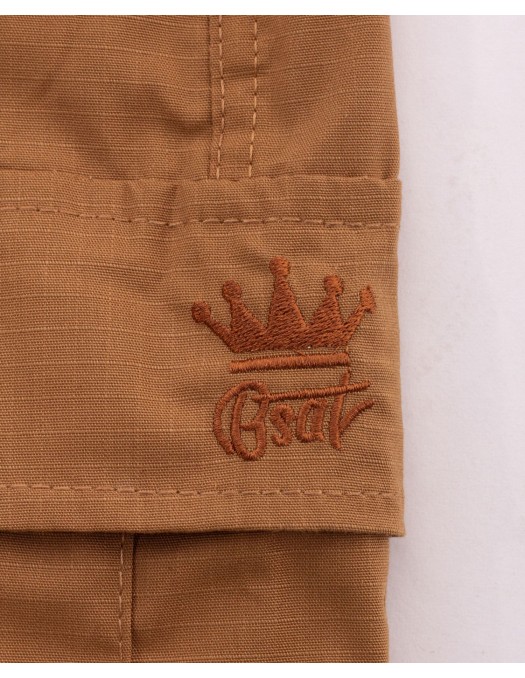 BSAT Baggy Combat Cargo Pants Khaki...