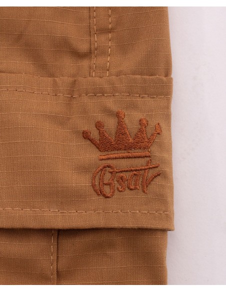 BSAT Baggy Combat Cargo Pants Khaki Dune Baggy Fit