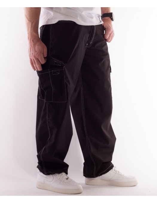 BSAT Baggy Combat Cargo Pants Black...