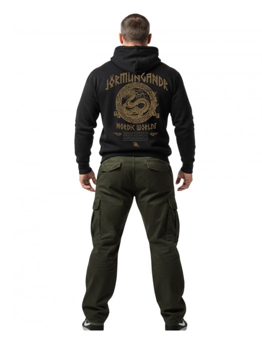 JÖRMUNGANDR Hoodie by Nordic Worlds -...