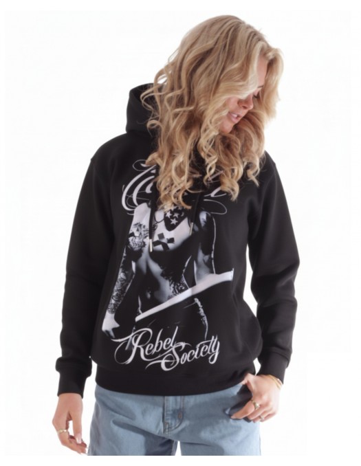 Baseball Chica Rebel Society Hoodie...