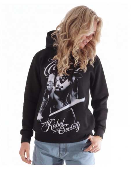 Baseball Chica Rebel Society Hoodie by BSAT