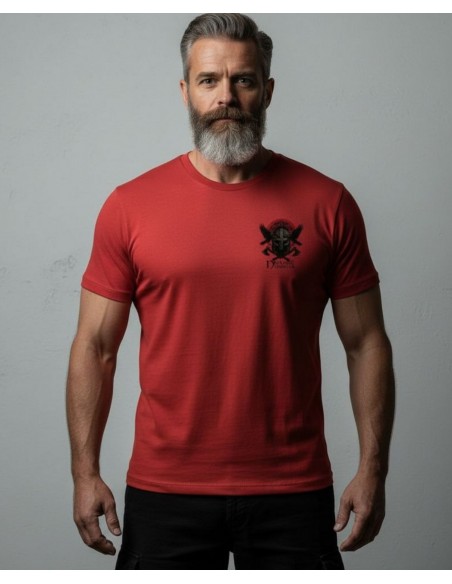 Nordic Worlds Raven Warriors Premium T-shirt Red