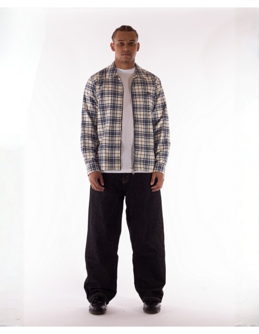 BSAT Studio Flannel Zip Shirt – Grid...