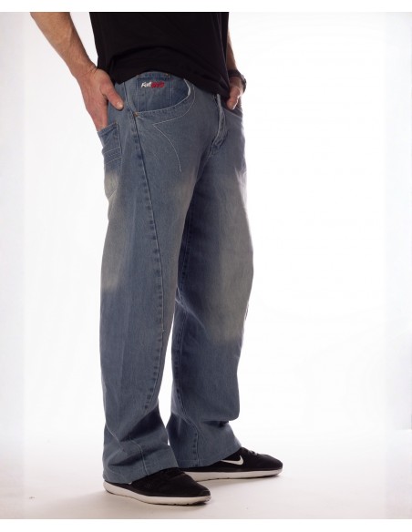 FAT313 Jeans Renew Legend League Light Blue Washed