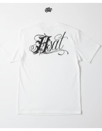 BSAT ArtScript Baggy Tee White