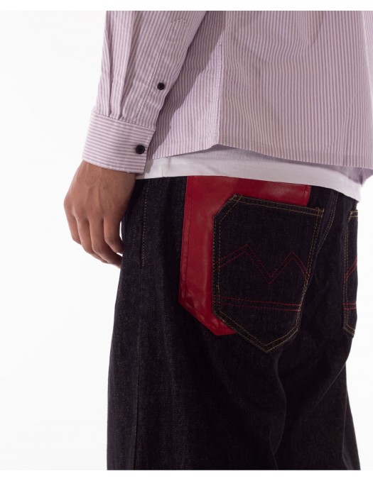 BSAT 4 Pocket Blazed Up Baggy Jeans...