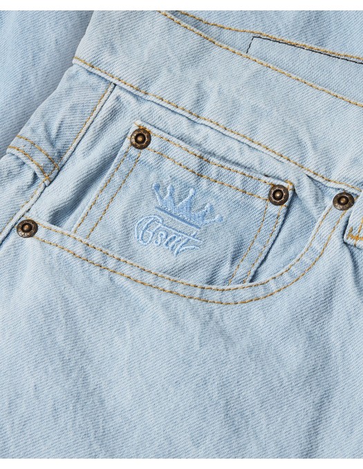 BSAT Bronx Baggy Jeans Sky Blue Washed	